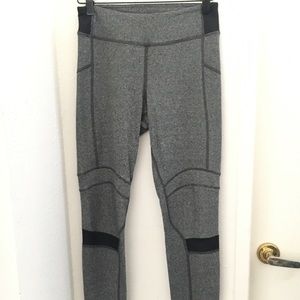 Lululemon Heather Grey Cotton Moto legging sz 6